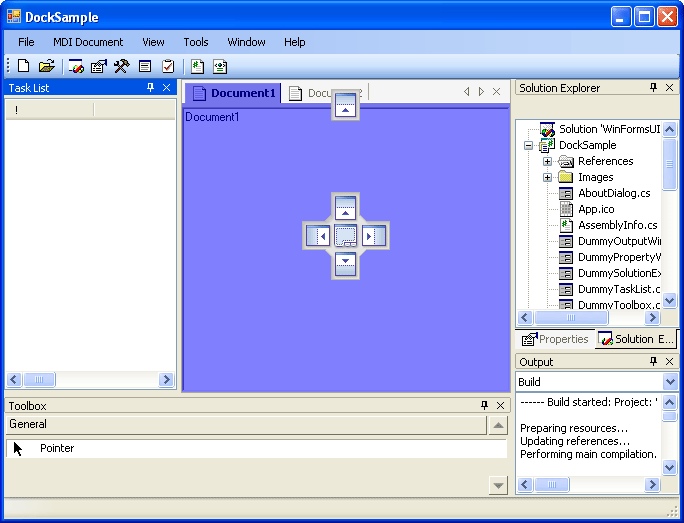 Echt nützlich und einfach zu verwenden: Die Dock Panel Suite von Weifen Luo.