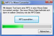 Konvertieren von MP3 nach Wave